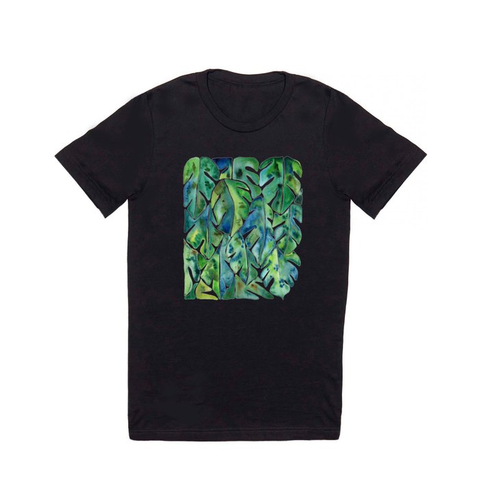 Split Leaf Philodendron – Green T Shirt
