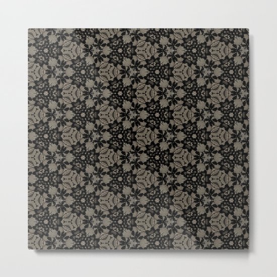 Lace Metal Print