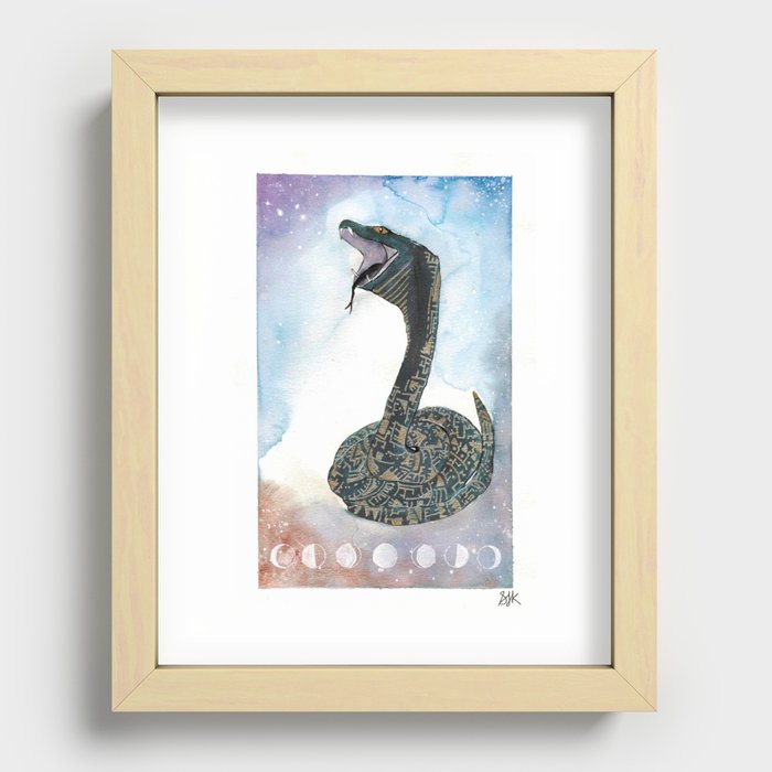 Sky Serpent Recessed Framed Print