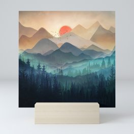 Wilderness Becomes Alive at Night Mini Art Print
