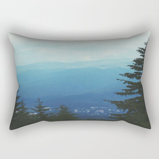 In the Mountains Rectangular Pillow