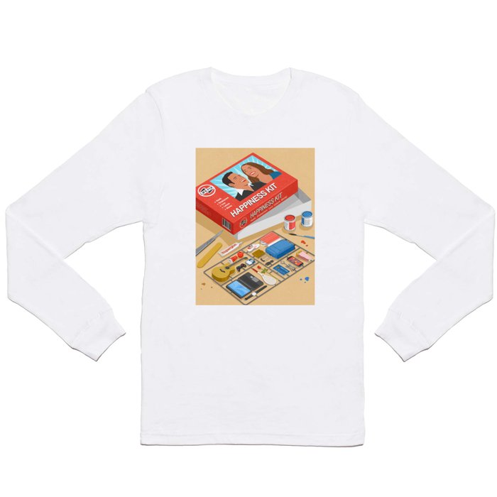 How to build happiness Long Sleeve T Shirt