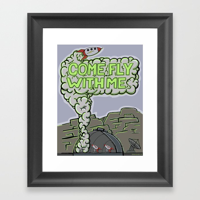 Come Fly With Me Framed Art Print