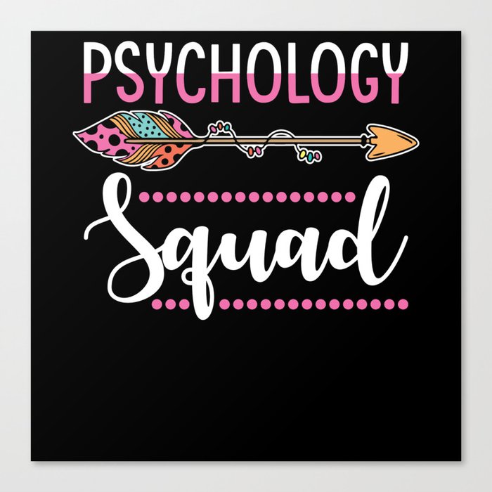Psychologist Psychology Squad Women Group Canvas Print