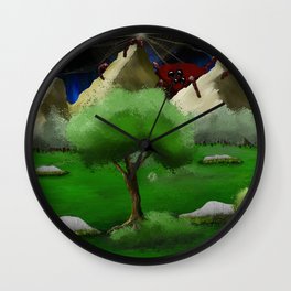 Coming Around the Mountain Wall Clock