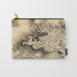 Descending Dragon Japanese Painting Kano Yasunobu Carry-All Pouch