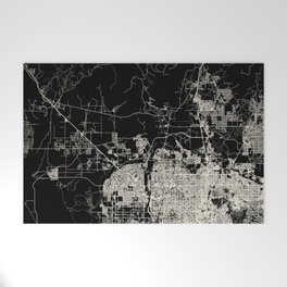 USA Peoria City Map Welcome Mat