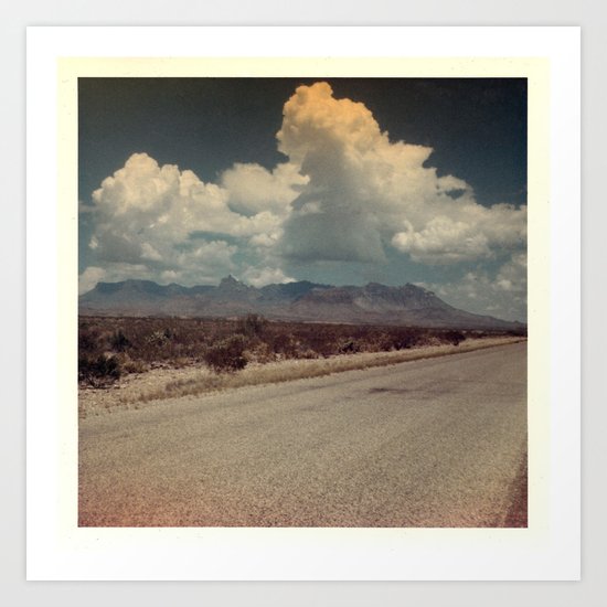 Out on the Road Art Print