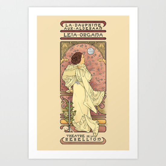 La Dauphine Aux Alderaan Art Print