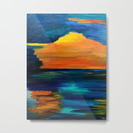 Ocean Sunset  Metal Print
