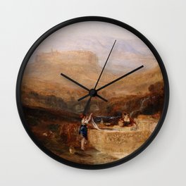 Orvieto J. M. W. Turner Wall Clock