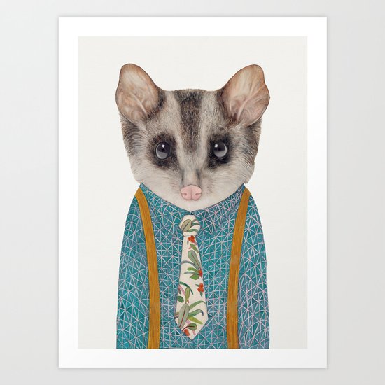 Possum Art Print