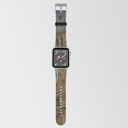 Great Britain Photography - Big Ben Under The Cloudy Sky Apple Watch Band