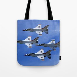 USAF Thunderbirds Diamond 4 Tote Bag