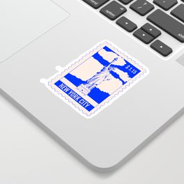 Statue of Liberty in New York City Stamp Sticker