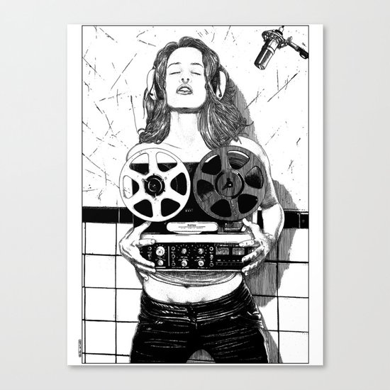 asc 520 - La scéance privée (She sings for me only) Canvas Print
