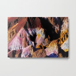 Artist Palette in California's Death Valley National Park. Metal Print | Photo, Drive, Furnace, County, Desert, Black, California, Basin, Showall, Mesquite 