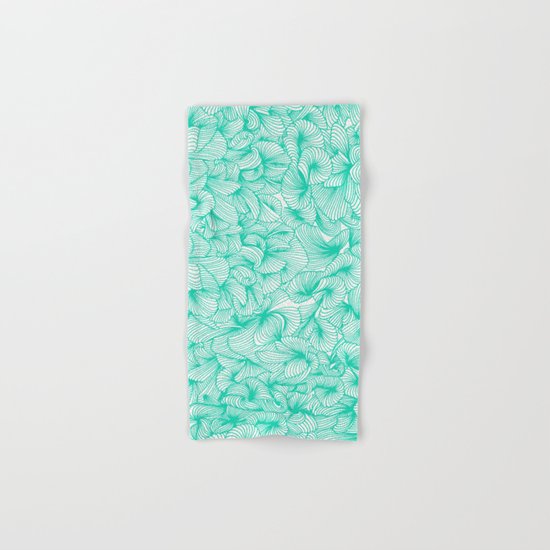 Abstract Pattern – Turquoise Hand & Bath Towel