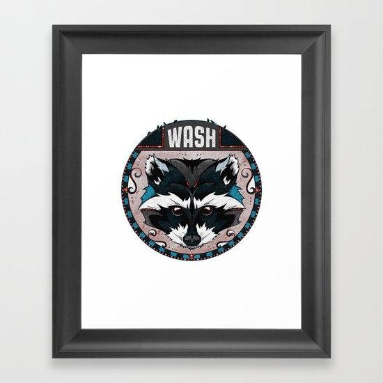 Wash Framed Art Print