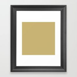 Gold Color Framed Art Print
