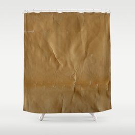 Crumpled, grungy paper background. Series - red. Shower Curtain
