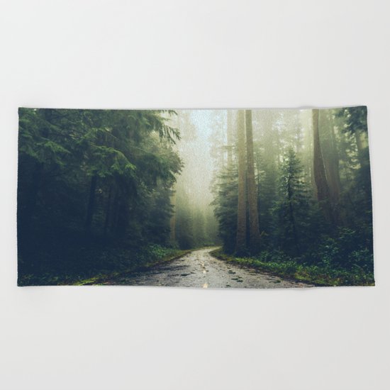 The Adventure Begins Beach Towel