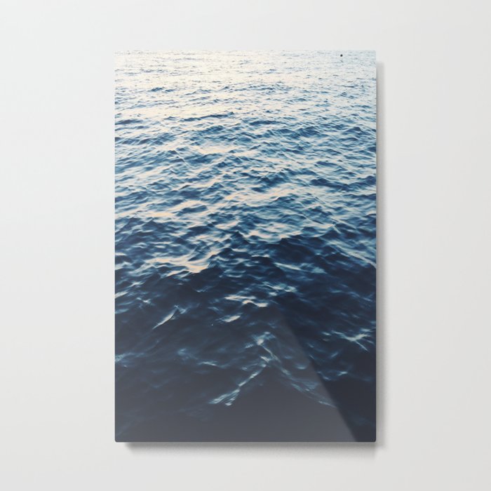 SEA - OCEAN - DARK - WAVES Metal Print