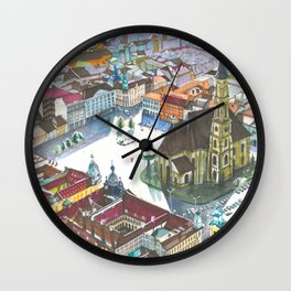 Unirii square Wall Clock