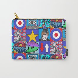mods mini Pop Art multi designs by LowEndGraphics Carry-All Pouch