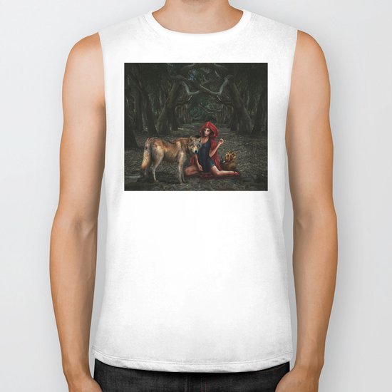Red Riding Hood Biker Tank