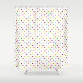 Polka Dot Pattern Shower Curtain