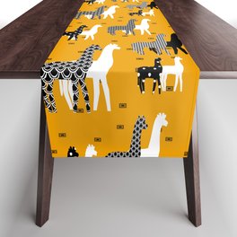 Giraffe Parade Table Runner