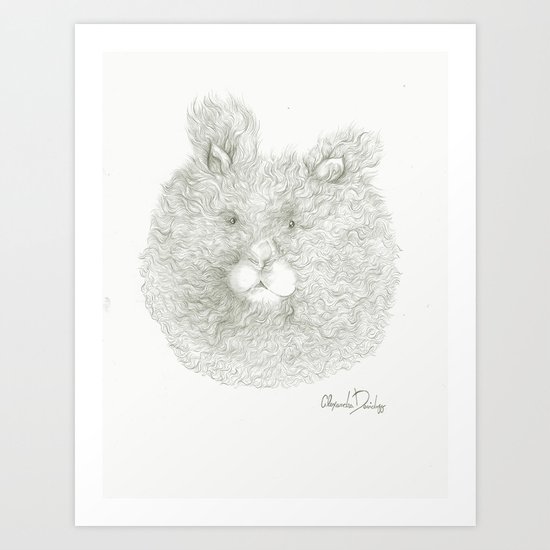 Alice Angora Art Print
