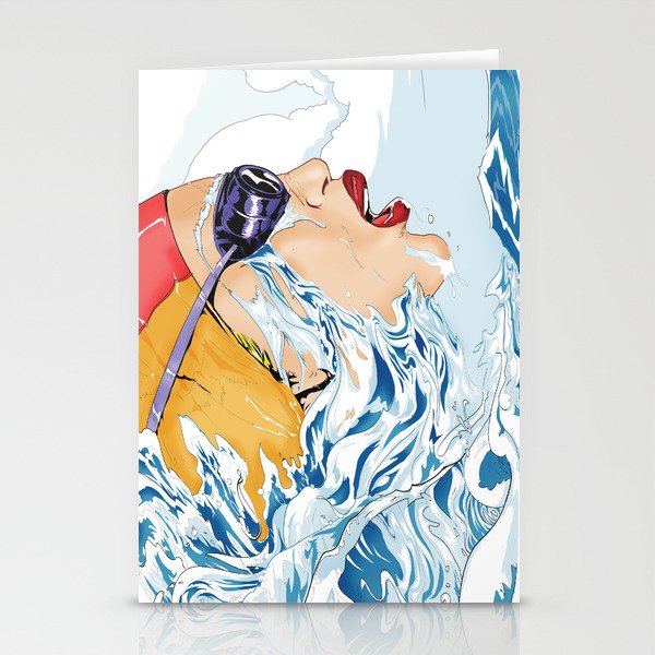 The Swimmer Stationery Cards