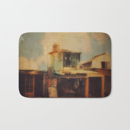 Fisherman Houses Bath Mat