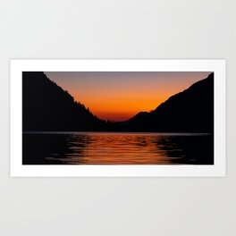 Autumn Sunset Art Print