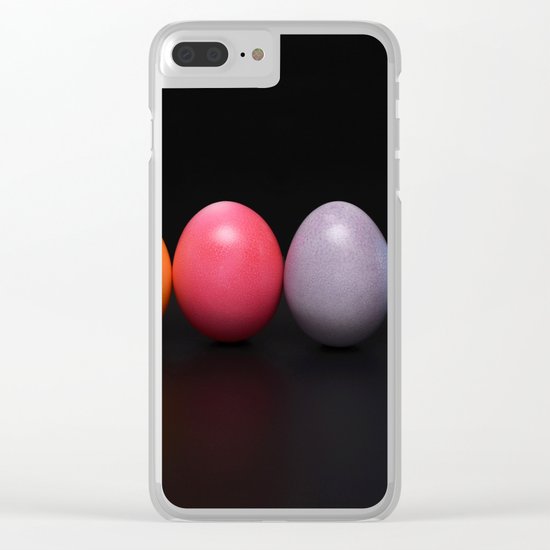 Easter eggs Clear iPhone Case