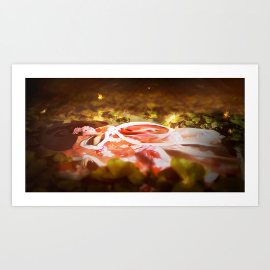 Lake of the Geisha Art Print