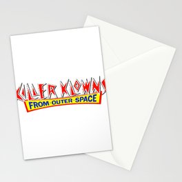 Killer Klowns From Outer Space Stationery Card