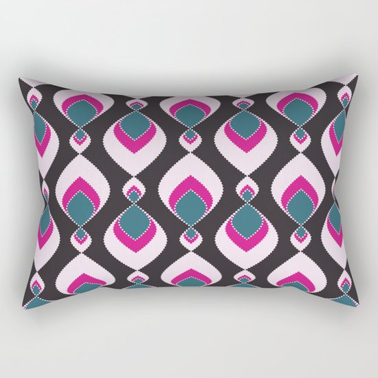 Multi-colored pattern . Rectangular Pillow