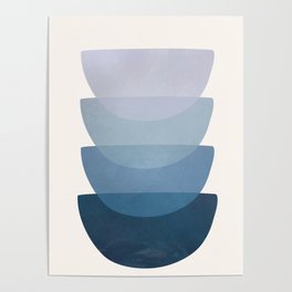 Blue Stack 01 Poster