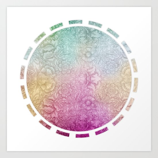 SUMMER CIRCLE Art Print