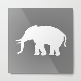 Elephants Metal Print