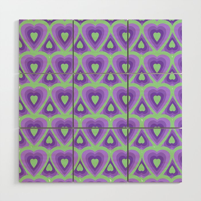 Aesthetic pattern souvenirs Wood Wall Art