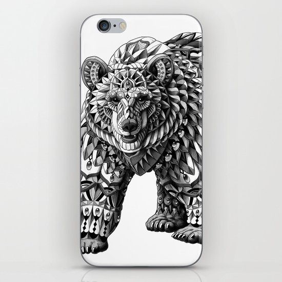 Ornate Bear iPhone & iPod Skin