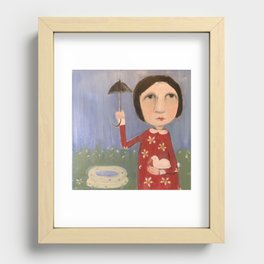 Ducky Recessed Framed Print