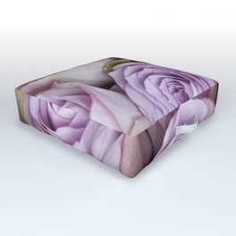 Paris Purple Roses Outdoor Floor Cushion