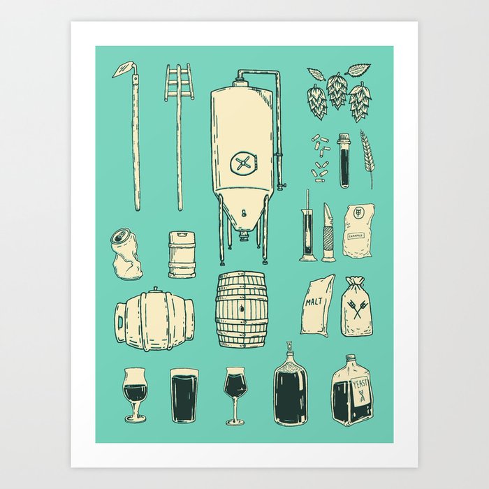 Brewer's Things Poster Art Print