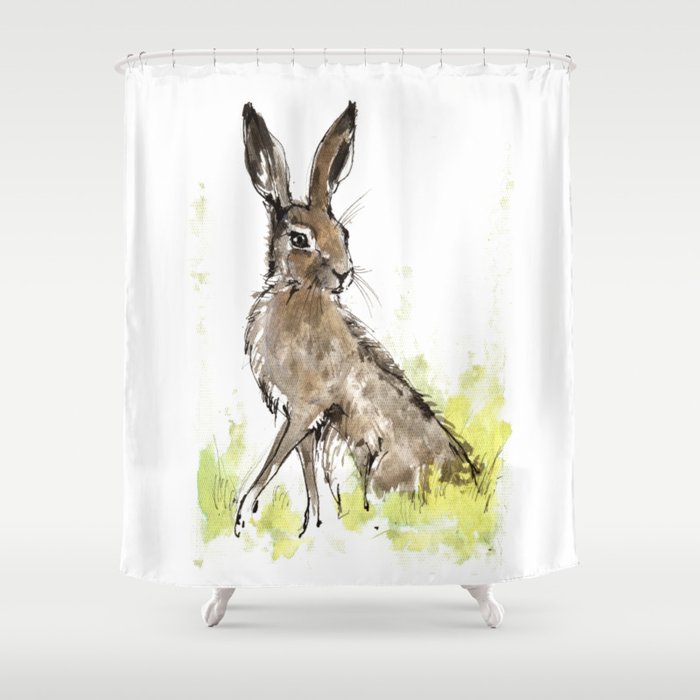 Hare Shower Curtain