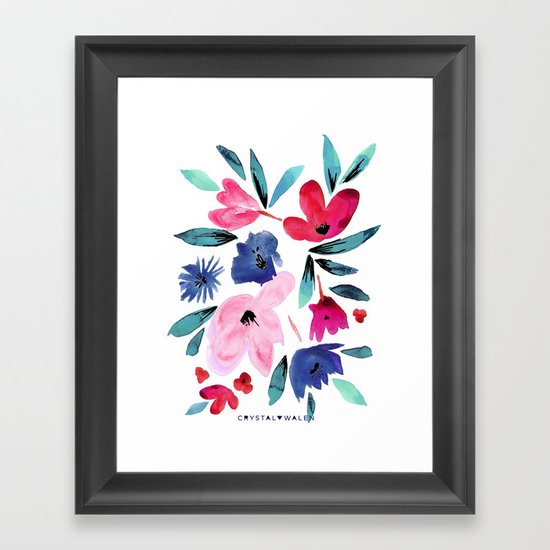 LeiLani Flower Framed Art Print
